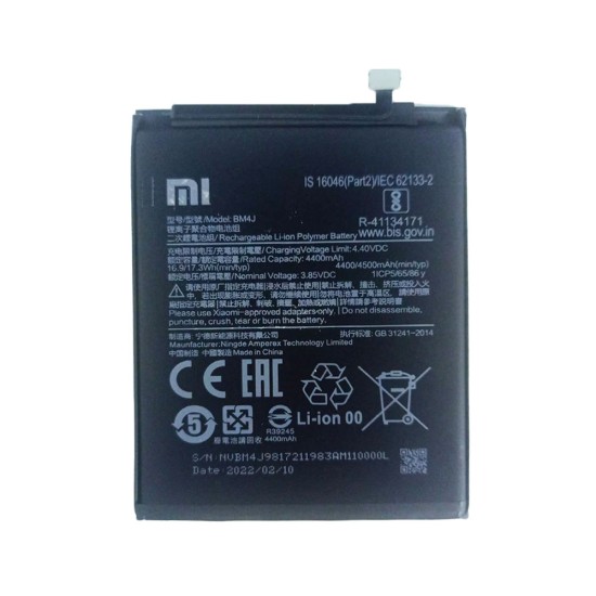 BATERIA XIAOMI REDMI NOTE 8 PRO/M1906G7G BM4J 4400MAH